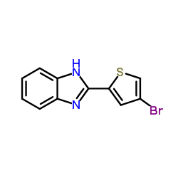 2-(4-Bromo-2-thienyl)-1H-benzimidazole Structure