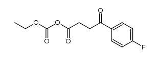 (ethyl carbonic) 4-(4-fluorophenyl)-4-oxobutanoic anhydride结构式