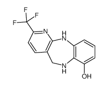 2-(三氟甲基)-6,11-二氢-5H-苯并[b]吡啶并[2,3-e][1,4]二氮杂革-7-醇结构式