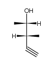 (2SR,3RS)-3-methyl-4-pentyl-2-ol Structure