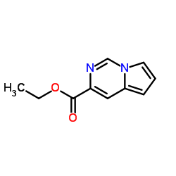 吡咯并[1,2-c]嘧啶-3-甲酸乙酯结构式