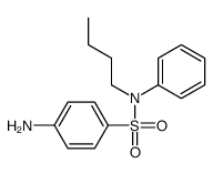 4-amino-N-butyl-N-phenylbenzenesulfonamide结构式
