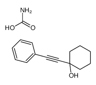 carbamic acid,1-(2-phenylethynyl)cyclohexan-1-ol结构式