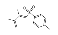 (E)-2,3-dimethyl-1-tosylbuta-1,3-diene结构式