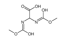 Bis(Methoxycarbonylamino)acetic acid Structure