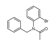 N-benzyl-N-(2-bromophenyl)acetamide Structure