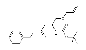 benzyl (R)-4-(allyloxy)-3-(tert-butoxycarbonylamino)-butanoate Structure