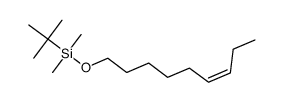 (Z)-tert-butyldimethyl(non-6-en-1-yloxy)silane结构式