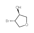 trans-3-Bromo-4-hydroxytetrahydrofuran结构式