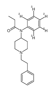芬太尼-D5结构式