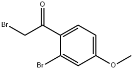 2'-溴-2-溴-4-甲氧基苯乙酮结构式