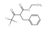 2-苄基-4,4,4-三氟-3-氧代丁酸乙酯结构式