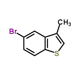 5-溴-3-甲基苯并[b]噻吩结构式