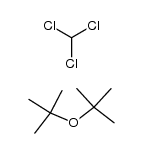 di-tert-butyl ether, compound with trichloromethane (1:1)结构式