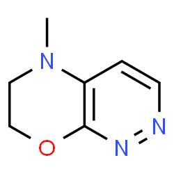 5H-Pyridazino[3,4-b][1,4]oxazine,6,7-dihydro-5-methyl-结构式