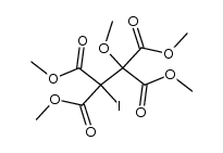 tetramethyl 1-iodo-2-methoxyethanetetracarboxylate结构式