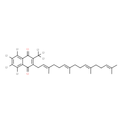 Menaquinone-4-d7结构式