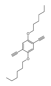 1,4-diethynyl-2,5-dihexoxybenzene Structure