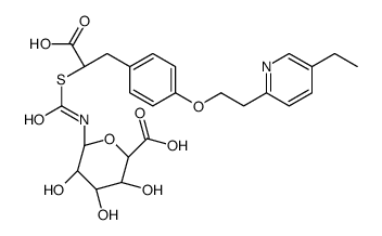 Pioglitazone Thiazolidinedione Ring-opened N-β-D-Glucuronide Structure