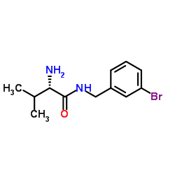 N-(3-Bromobenzyl)-L-valinamide Structure
