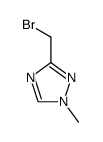3-(bromomethyl)-1-methyl-1H-1,2,4-triazole Structure