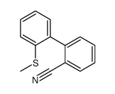 2-(甲基硫代)-[1,1-联苯]-2-甲腈结构式