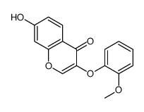 7-hydroxy-3-(2-methoxyphenoxy)-4H-chromen-4-one结构式