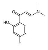 3-(dimethylamino)-1-(4-fluoro-2-hydroxyphenyl)prop-2-en-1-one结构式