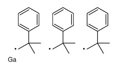 tris(2-methyl-2-phenylpropyl)gallane Structure