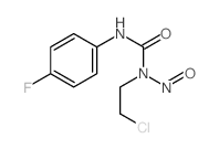 Urea,N-(2-chloroethyl)-N'-(4-fluorophenyl)-N-nitroso- Structure
