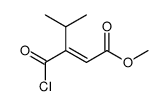 methyl 3-carbonochloridoyl-4-methylpent-2-enoate结构式