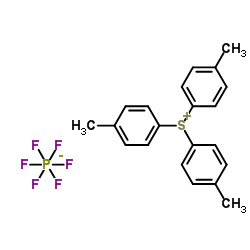 Tris(4-methylphenyl)sulfonium hexafluorophosphate Structure
