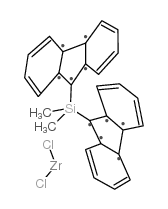 二甲基硅基双(9-芴基)二氯化锆结构式