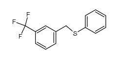 3-(Trifluoromethyl)benzyl phenyl sulfide结构式