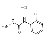 1-amino-3-(2-chlorophenyl)urea,hydrochloride Structure