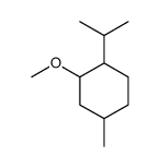 (1S,2R,4R)-2-甲氧基-4-甲基-1-(1-甲基乙基)环己烷结构式