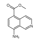 5-Isoquinolinecarboxylicacid,8-amino-,methylester(9CI) structure
