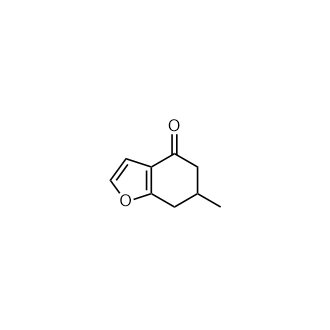 6-甲基-6,7-二氢苯并呋喃-4(5H)-酮结构式