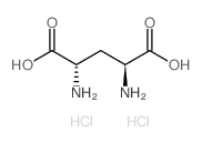 (2S,4S)-二氨基戊二酸二盐酸盐结构式