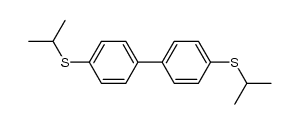 4.4'-Bis-isopropylmercapto-biphenyl结构式