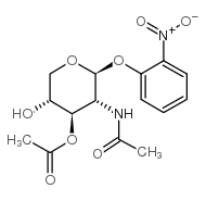 2'-Nitrophenyl 2,3-Di-O-acetyl-β-D-xylopyranoside Structure