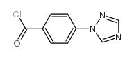 4-(1H-1,2,4-噻唑-1-基)苯甲酰氯结构式