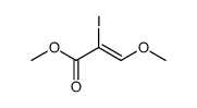 2-iodo-3-methoxy-acrylic acid methyl ester Structure