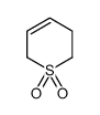 3,6-dihydro-2H-thiopyran 1,1-dioxide Structure