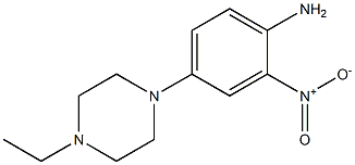 4-(4-ethylpiperazin-1-yl)-2-nitroaniline Structure