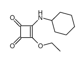 3-(cyclohexylamino)-4-ethoxycyclobut-3-ene-1,2-dione Structure