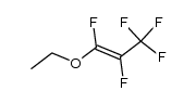 1-ethoxy-1,2,3,3,3-pentafluoroprop-1-ene Structure