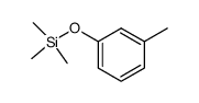 3-Methylphenyl(trimethylsilyl) ether结构式
