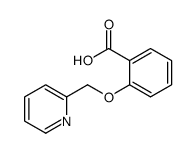 2-(pyridin-2-ylmethoxy)benzoic acid Structure