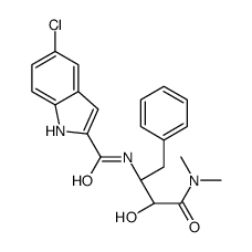 5-氯-N-[(1S,2R)-3-(二甲基氨基)-2-羟基-3-氧代-1-(苯基甲基)丙基]-1H-吲哚-2-甲酰胺图片